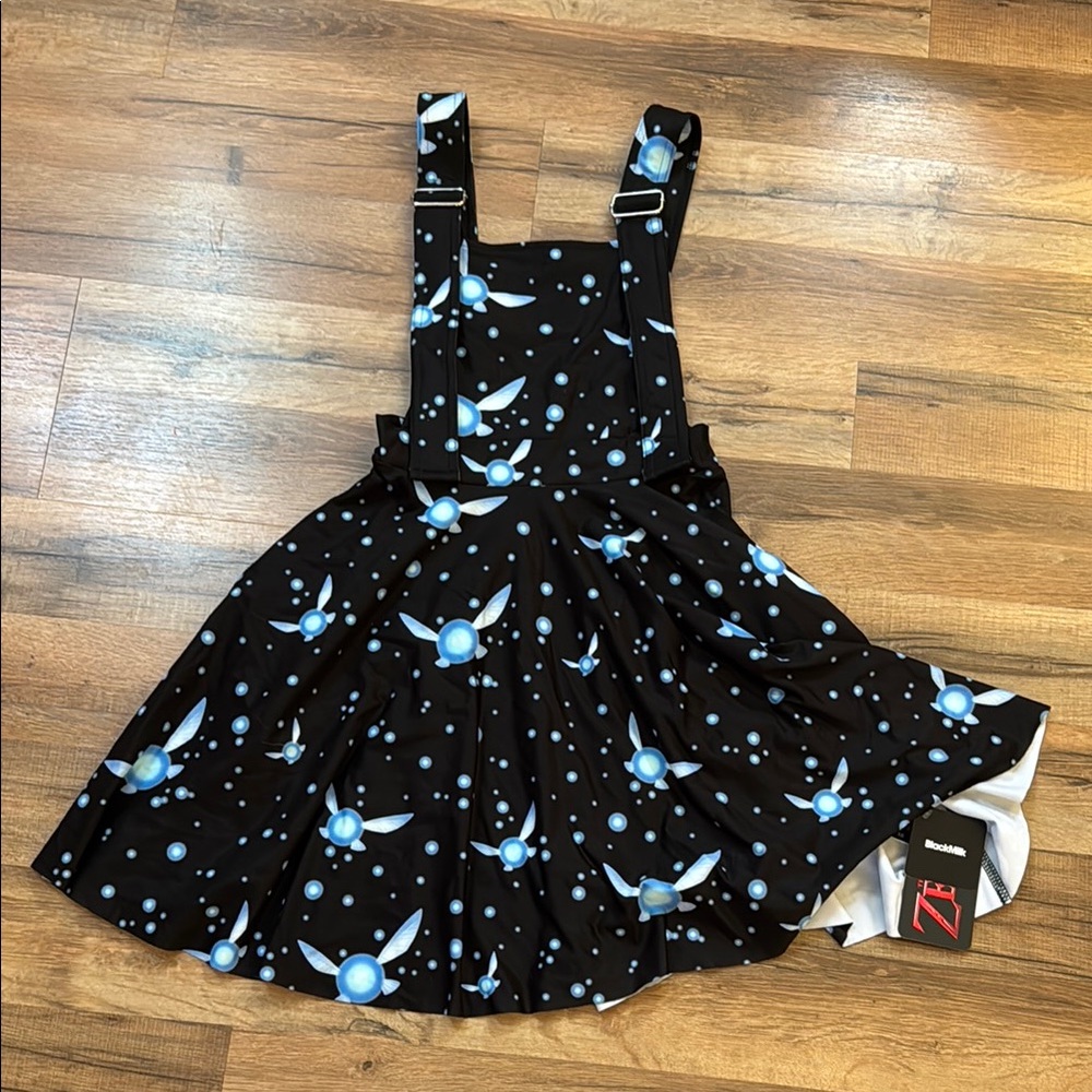 BlackMilk Zelda Navi Apron Dress